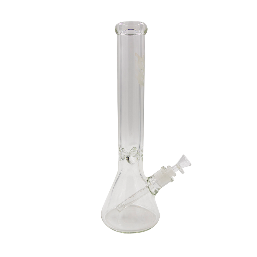 16" Spiritleaf Glass Water Pipe - Clear